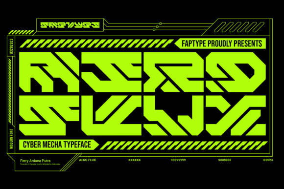 Aero Flux: A Futuristic Display Font for Standout Branding