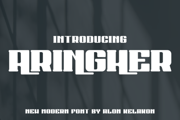 Aringher: A Display Font That Anchors Editorial Mood
