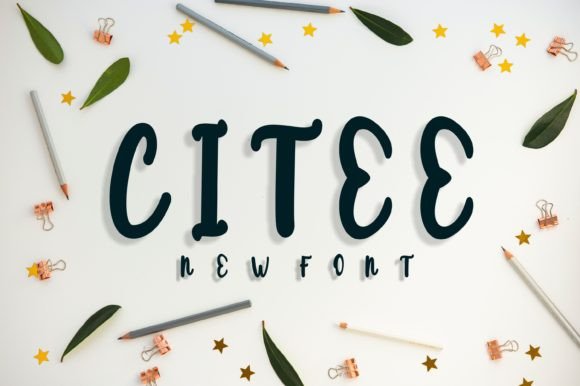 Citee: A Display Font That Feels Like Hand-Picked Craft