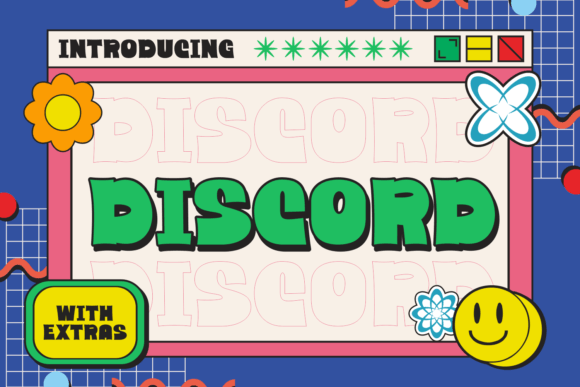 Discord Vintage Display Font for Crafters & Sellers