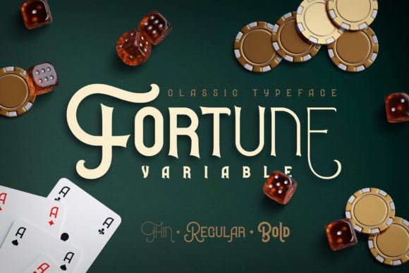Fortune Variable: A Vintage Display Font That Elevates Real Business Branding
