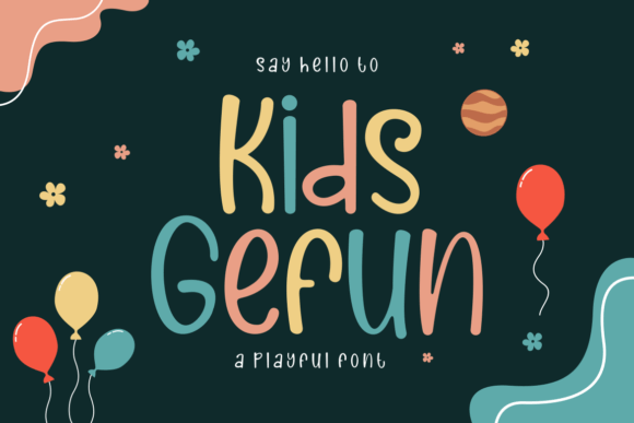 Kids Gefun: A Bold Display Font for Small Business Branding