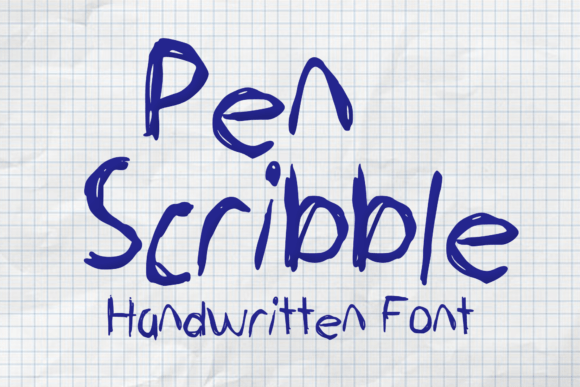 Pen Scribble: A Playful, Human-Centered Display Font