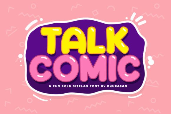 Talk Comic: A Friendly, Polished Display Font for Small Business Branding